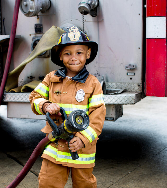 Tyren's firefighter wish