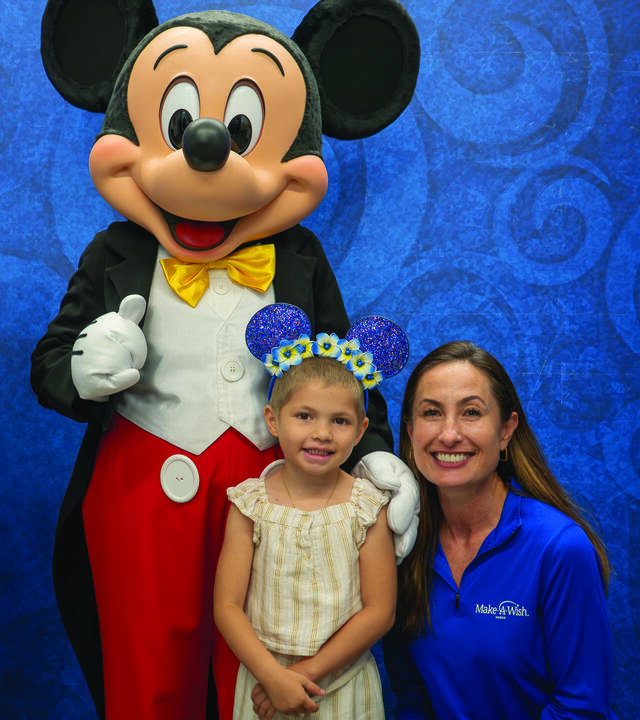 Pandora with Mickey Mouse and Trini