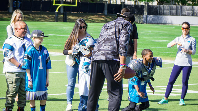 Running plays with Cam Newton 