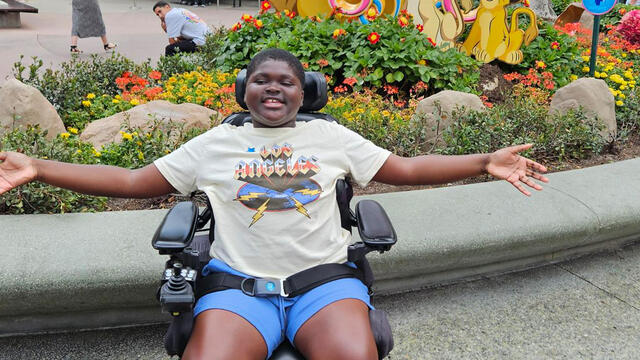 Wish kid Bubacarr wish to go to Disneyland was sponsored by Cisco!