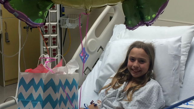 Ella in hospital