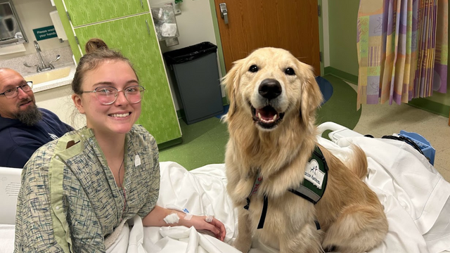 Josie in hospital